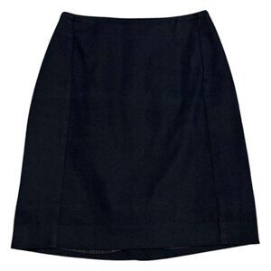 Louis Vuitton Uniformes VINTAGE Luxury Designer Black Mini Skirt Size XS